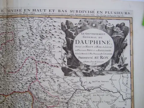Frankrijk, Dauphine; Jaillot - Le Gouvernement General du Dauphine - 1681-1700