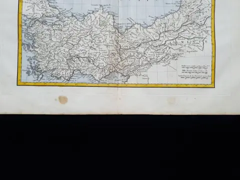 Turkije, Middle East, Asia Minor, Turkey, Ukraine, Crimea, Armenia, Georgia, Black Sea; Jean-Beptiste B. D'Anville - L'Asie Mineure - 1761-1780