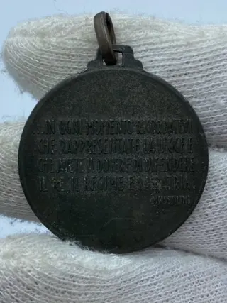 Italië - Fascistische medailles, koninklijk korps van politieagenten, Gran Sasso Selaclaca-divisie