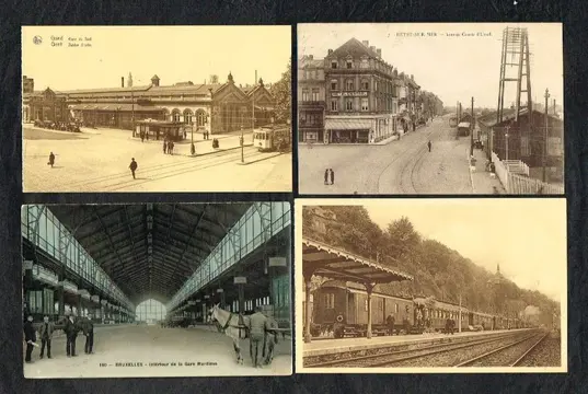 België - Ansichtkaarten (Set van 200) - 1900