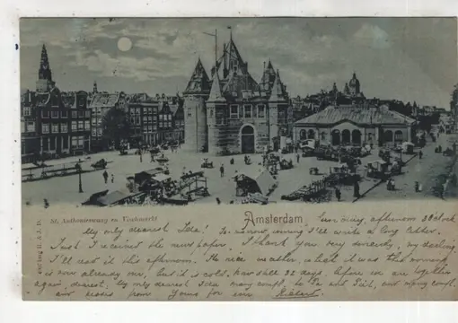Nederland - Amsterdam Originele zeer oude Collectie1896-1906 - AmsterdamMooie Collectie bijzondere ansichtkaarten - Ansichtkaarten (Collectie van 63) - 1896-1905