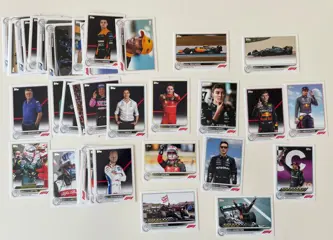2021 & 2022 Topps Chrome / Flagship - Lot of 140 F1 cards