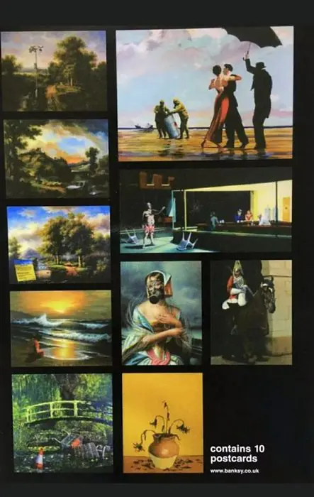 Verenigd Koninkrijk - Entertainers, Ruwe oliën / Banksy / Kate Moss - BANSKY-kaartensets (Banksy Crude Oils / Kate Moss ansichtkaartensets) - 2005-2005