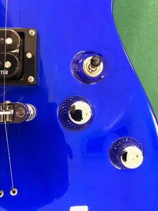 Schecter - Omen-6-eb Electric Blue - Elektrische gitaar