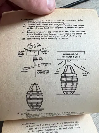 Verenigde Staten van Amerika - RARE!!! US Army Manual ''BOOBYTRAPS'' - Vietcong - POW Evasion -Airborne - Ranger - Special Forces - POCKET Edition!! - 1965
