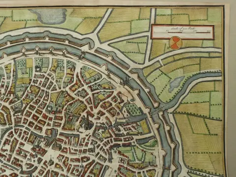 België, Brugge; N. Tindal - Bruges one of the principal Cities of Flandres - 1721-1750