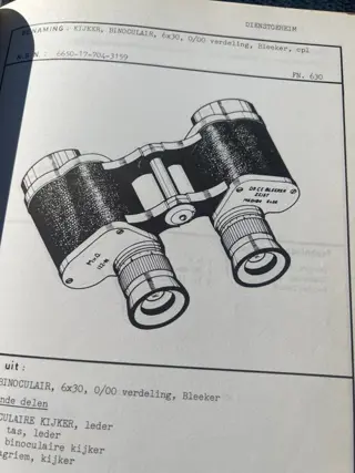 Nederland - Unique Rare HUGE Catalog of ALL Dutch Army OPTICS, BINOCULARS, INSTRUMENTS, COMPASSES in service - Bleeker - Centurion Tank - Landmacht- SECRET - 1968