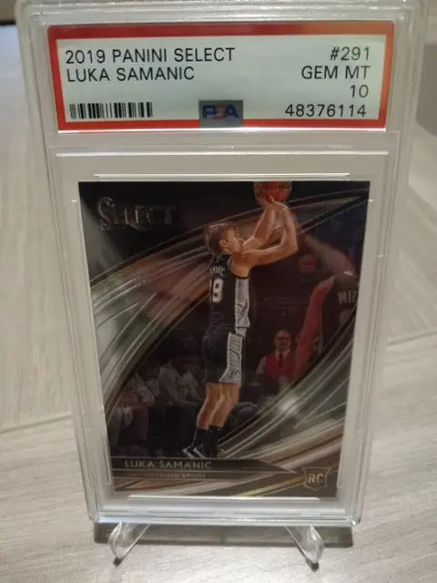 2019 Panini Select #291 Luka Samanic - Rookie Card - PSA 10