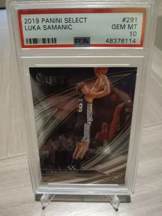 2019 Panini Select #291 Luka Samanic - Rookie Card - PSA 10