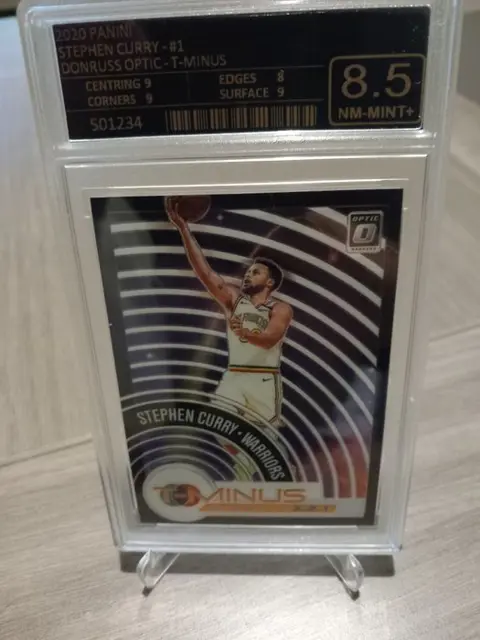 2020 Panini Donruss Optic #1 Stephen Curry - T-Minus - European Grading 8.5