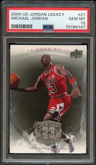 2009 Upper Deck Jordan Legacy - Michael Jordan #21 - PSA 10