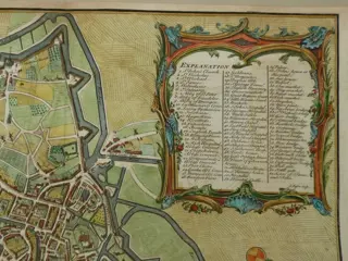 België, Gent; N. Tindal - Ghent a large City and Castle in Flanders - 1721-1750