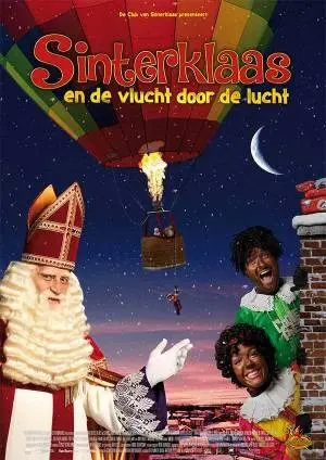 SINTERKLAAS en de VLUCHT door de LUCHT filmposter.