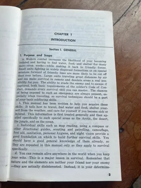 Verenigde Staten van Amerika - RARE!!! US Army Manual ''Survival'' - Vietcong - POW Evasion -Airborne - Ranger - Special Forces - 1970