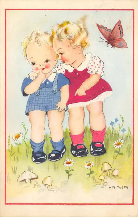 Fantasie, Illustratoren - 40 Gesigneerde kaarten - Ansichtkaarten (Groep van 40) - 1905