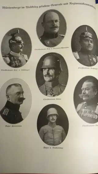 Duitsland - Boek, Groot formaat prachtig volume. De Württembergers in de wereldoorlog 800 foto's + 24 kleurenplaten