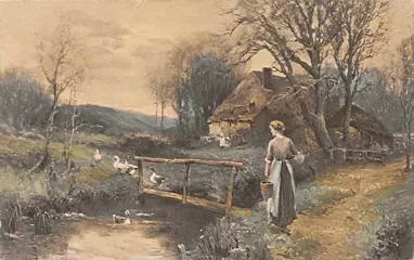 Fantasie - internationaal (prachtig kavel met ook veel landschappen) - Ansichtkaarten (200) - 1920