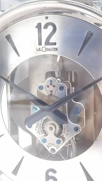 Atmos klok - Calibre 519, Jaeger LeCoultre - Messing, Vernikkeld - rond 1951