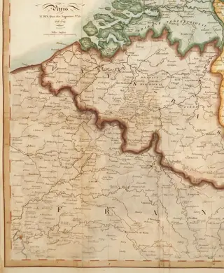 Europa, Netherlands, Belgium, Luxembourg; Audin - Carte du Royaume des Pays-Bas - 1828