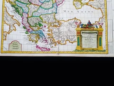 Griekenland, Turkey, Balkans, Hungary, Greece, Crete, Macedonia, Bulgaria; Etienne M. Philippe de Pretot - Carte Generale de la Turquie d'Europe, et de la Hongrie - 1781-1800