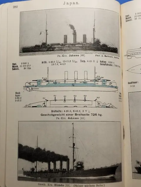 Duitsland - Boek, Zeldzame Kaiserl. Navy Ship Identification Manual ''Weyers Paperback'' 1914
