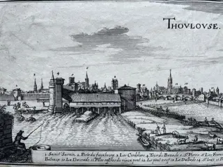 Frankrijk, Toulouse, Hauto-Garonne; C. Merian / M. Zeiller - Thoulouse - 1651-1660