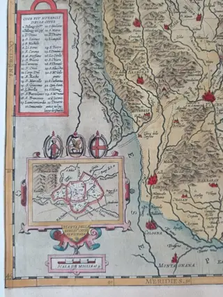 Italië, Veneto, Vicenza, Padova; A. Ortelius - Ill.mo et R.mo Dno Ioanni Delphino S.R.E. Cardinali Episcopo Vicentino - 1581-1600