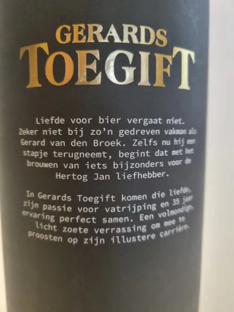 Hertog Jan - Gerards toegift - 75cl flessen