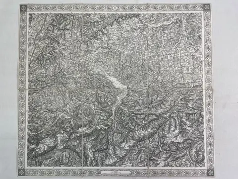 Oostenrijk; Joseph Scheda - General-Karte des Oesterreichischen Kaiserstaates. - 1851-1860