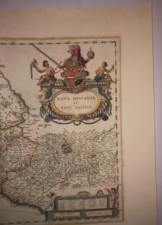 Mexico, Mexique; Joan Blaeu - Nova Hispania et Nova Galicia - 1661-1680