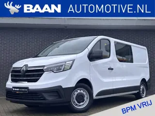 Renault Trafic 2.0 Blue dCi 130 T29 L2H1 Advance DC | Houten vloer | Zijwandbekleding laadruimte | T