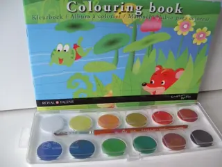 KLEURBOEK & VERFDOOSJE 19 SETS TRAKTATIE NIEUW