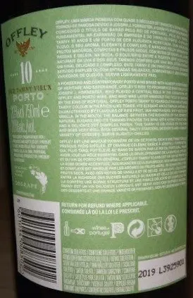 Offley - Douro, Oporto, Port 10 years old Tawny - 12 Flessen (0.75 liter)