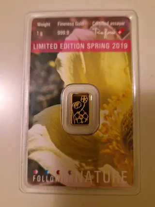 1 gram - Goud .999 - Heraeus - Verzegeld en met certificaat