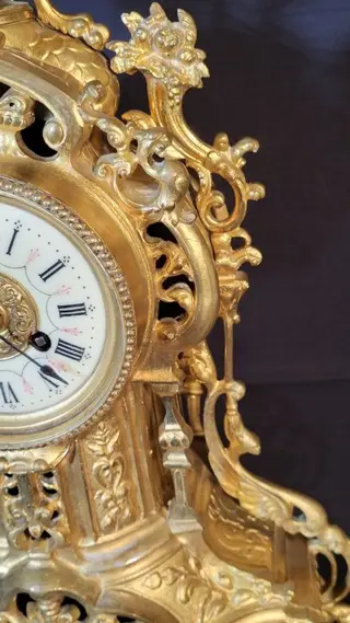 Bronzen vergulde franse top pendule, regency stijl 1890 top kwaliteit - Verguld brons - Eind 19e eeuw