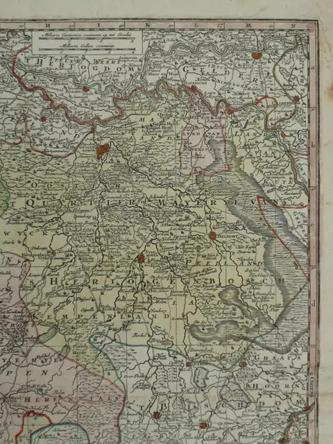 Nederland, Brabant, Breda, Leuven, Den Bosch, Maastricht; M. Seutter - Brabantiae Ducatus cum Adjacentibus Provinciis - 1721-1750
