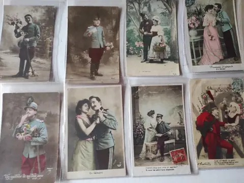 Frankrijk - Lot Postcards French military