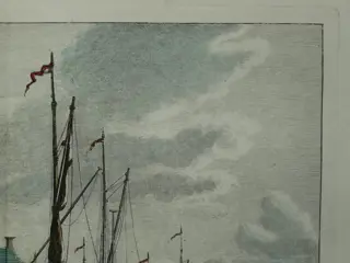 Nederland, Friesland, Lemmer; K.F. Bendorp - De Lemmer naar de Groote lantaarn te zien - 1793