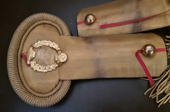 Frankrijk - geen minimumprijs - Leger/Infanterie - Uniform, schoudervullingen oude soldaat kleding infanterie