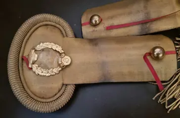 Frankrijk - geen minimumprijs - Leger/Infanterie - Uniform, schoudervullingen oude soldaat kleding infanterie