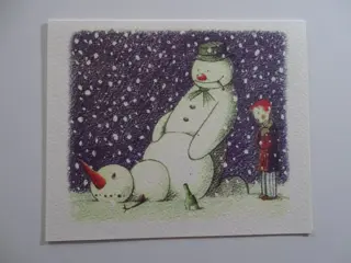 Banksy -Rude Snowman Xmas- Enkele ansichtkaart - Enkele Ansichtkaart - 2004