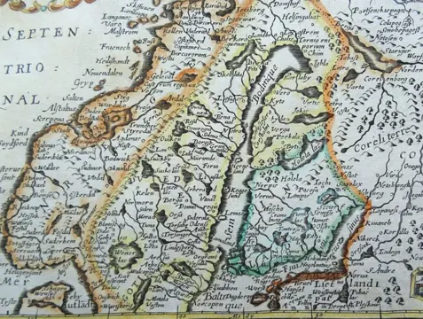 Scandinavië, Norway, Sweden, Finland; N. Tassin - Suede et Noruege - 1651-1660