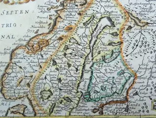 Scandinavië, Norway, Sweden, Finland; N. Tassin - Suede et Noruege - 1651-1660