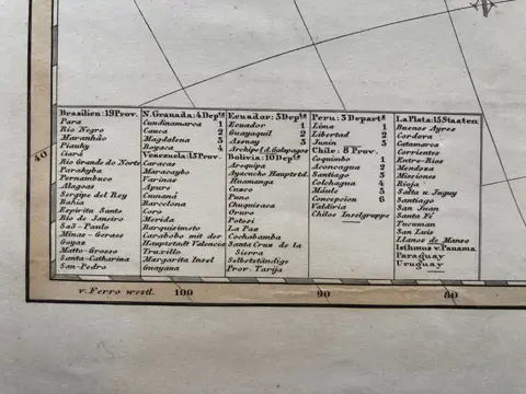 Brazilië - Argentinië, Sud America; Stielers Handatlas - Sud America - 1821-1850