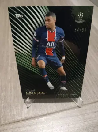 2021/22 Panini / Topps Obsidian & Paris Saint-Germain - Kylian Mbappé - Lot of 2 parallel cards