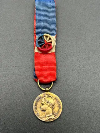 Frankrijk en Verenigde Naties - Lot van 5 medailles (reducties) 1936-92