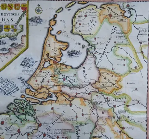 Nederland, België, Luxemburg - Lage Landen, 17 Provinciën; Malherbe - Les Dix Sept Provinces des Pays-Bas - 1701-1720