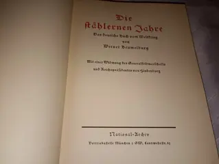 Duitsland - Boek, ; The Steel Years, het Duitse boek over de wereldoorlog - 1929