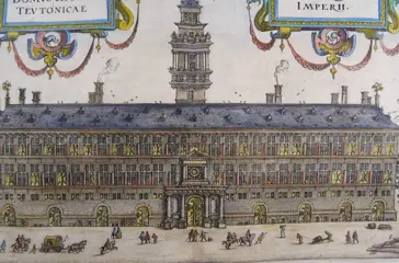 België, Antwerpen; L. Guicciardini / J. Janssonius - Domus Hansae Teutonicae. Sacri Romani Imperi - 1621-1650