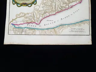 Midden-Oosten, Asia Minor, Egypt, Persian Gulf, Suez Canal, Middle East; Etienne M. Philippe de Pretot - Tabula Itineraria a Sues usque ad Dsjabbel et Mokatteb et Montem Sinai - 1781-1800